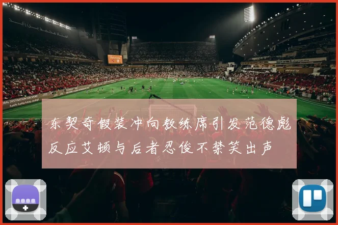 东契奇假装冲向教练席引发范德彪反应艾顿与后者忍俊不禁笑出声