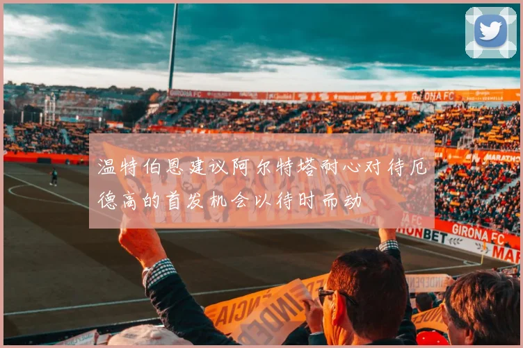 温特伯恩建议阿尔特塔耐心对待厄德高的首发机会以待时而动